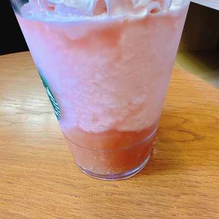 GABURI ピーチ フラペチーノ®/スターバックス/ドリンクを使ったクチコミ(3枚目)