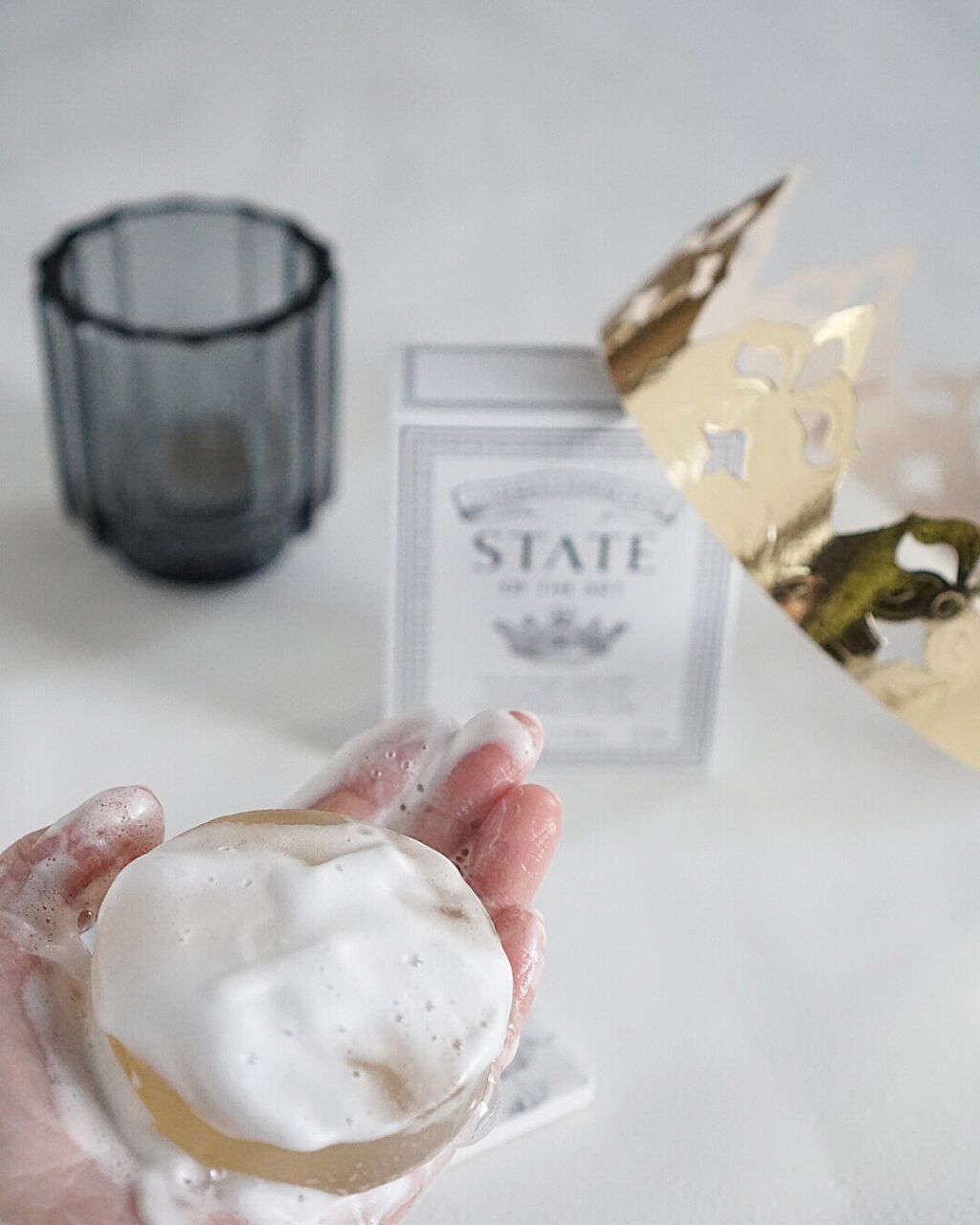 極微細泡石けん/STATE OF THE ART/洗顔石鹸を使ったクチコミ(4枚目)