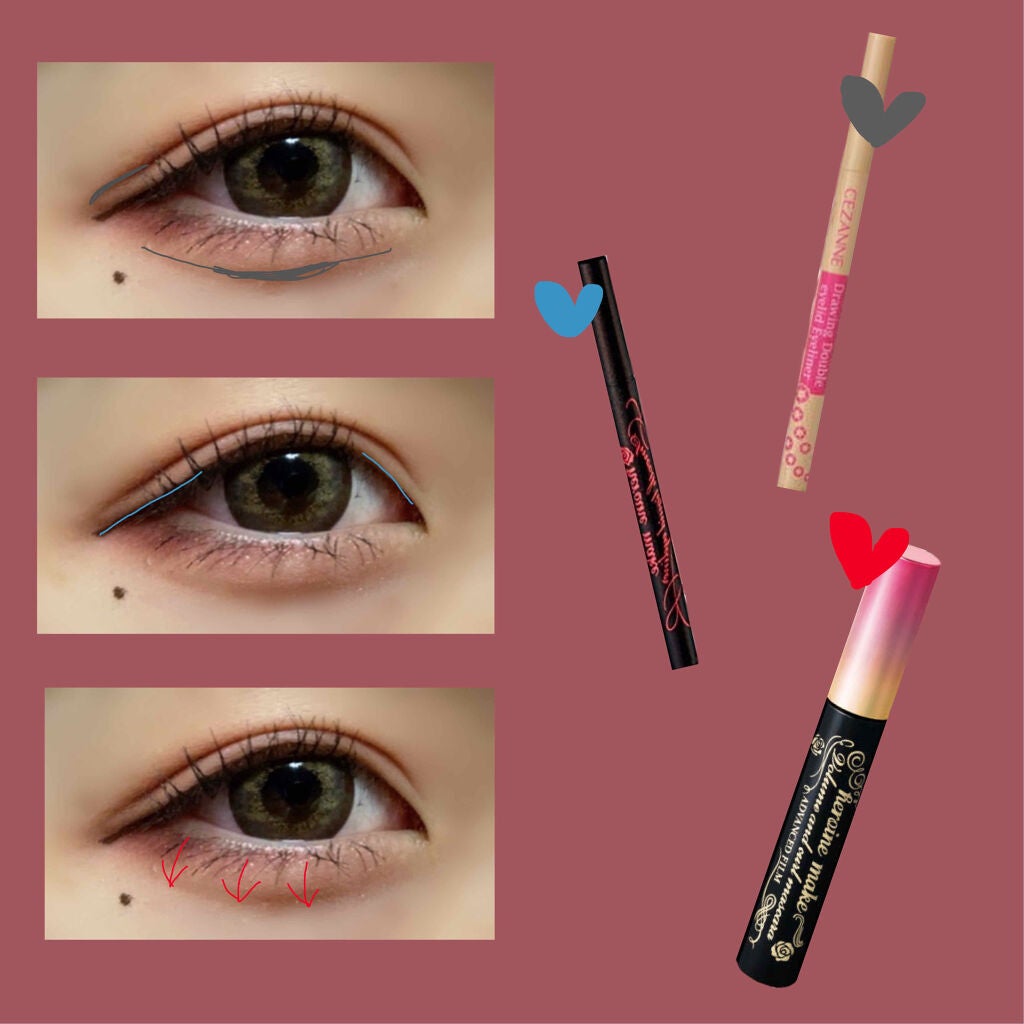 スムースリキッドアイライナー スーパーキープ/ヒロインメイク/リキッドアイライナーを使ったクチコミ(4枚目)