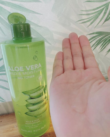 マイルド&モイスチャー アロエビッグトナー/ネイチャーリパブリック/化粧水を使ったクチコミ(2枚目)