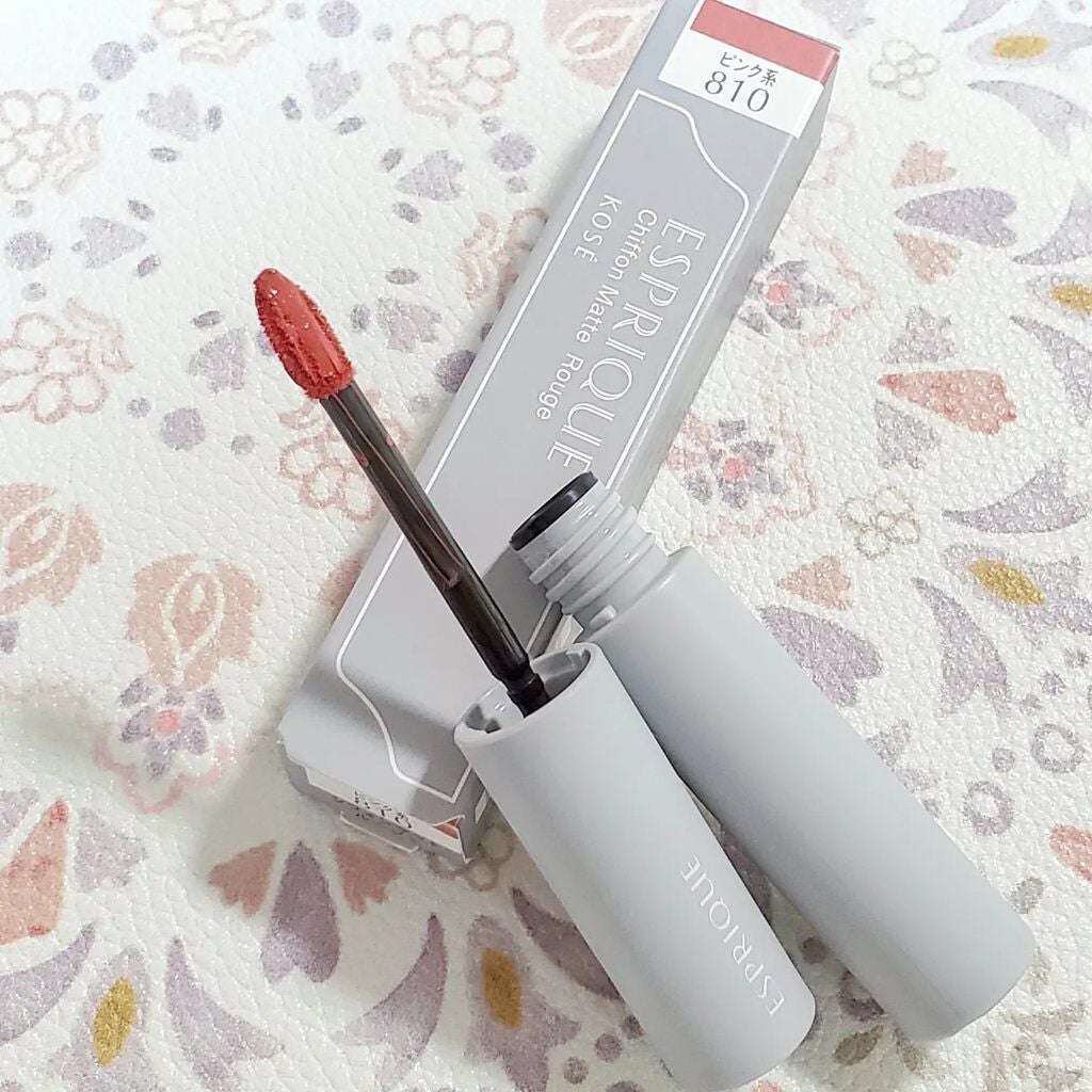 シフォンマット ルージュ/ESPRIQUE/口紅を使ったクチコミ(2枚目)