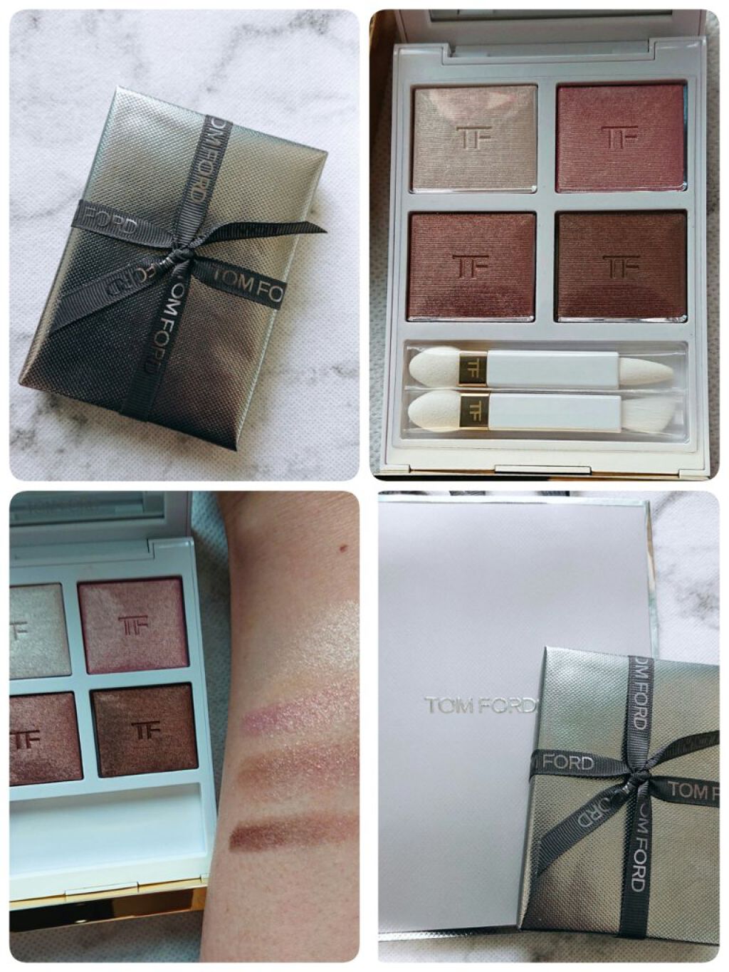 ソレイユ アイ カラー クォード/TOM FORD BEAUTY/アイシャドウパレットを使ったクチコミ（3枚目）
