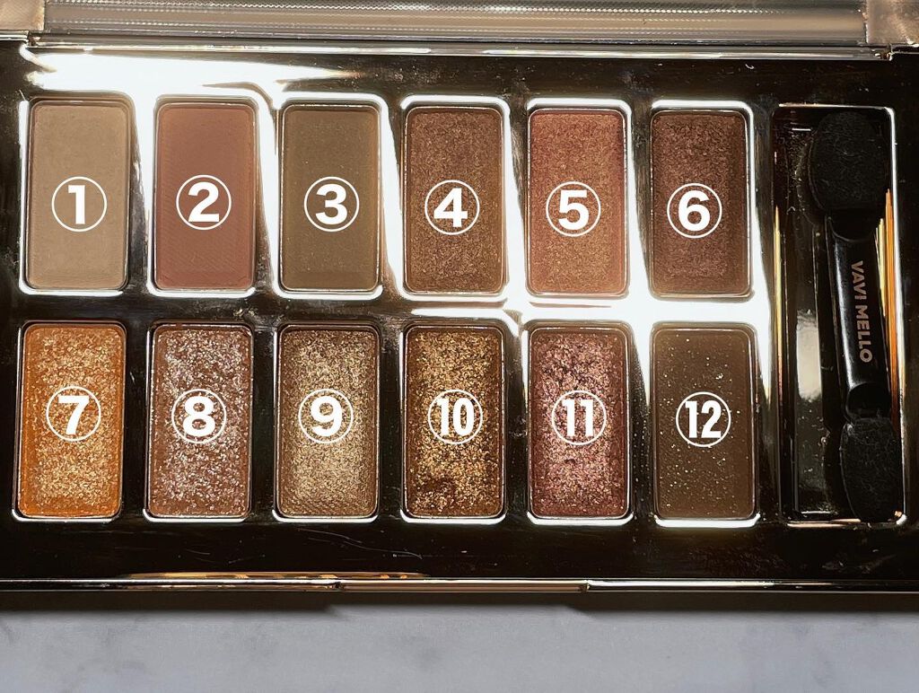 バレンタインボックス/VAVI MELLO/アイシャドウパレットを使ったクチコミ（2枚目）