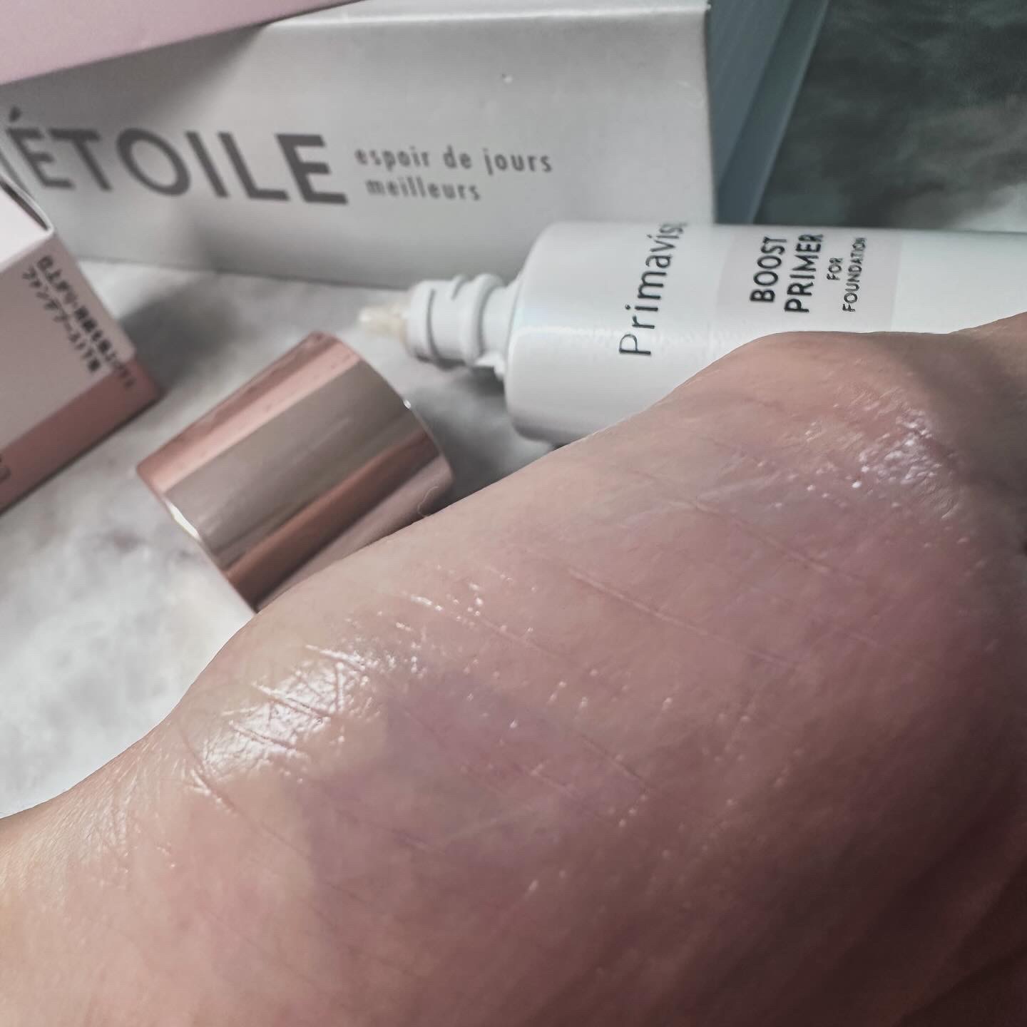 ファンデブースト<皮脂くずれ防止>/プリマヴィスタ/化粧下地を使ったクチコミ（3枚目）