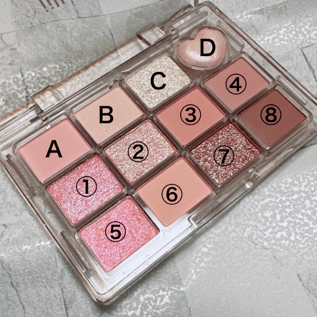 シャイニング12色ミニアイシャドウパレット/jill leen./アイシャドウパレットを使ったクチコミ（2枚目）