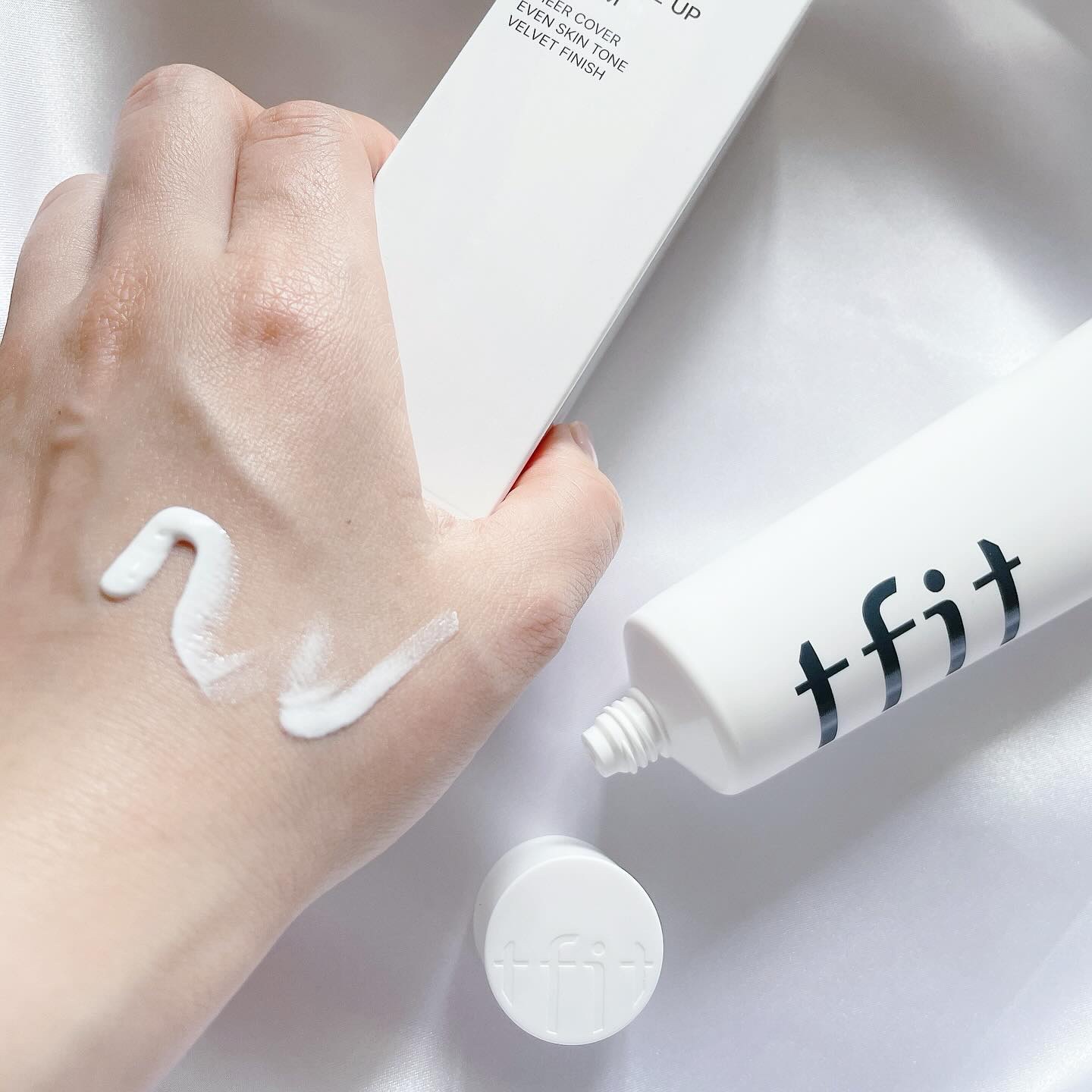 ルミネールスキップトーンアップクリーム/TFIT/化粧下地を使ったクチコミ（3枚目）