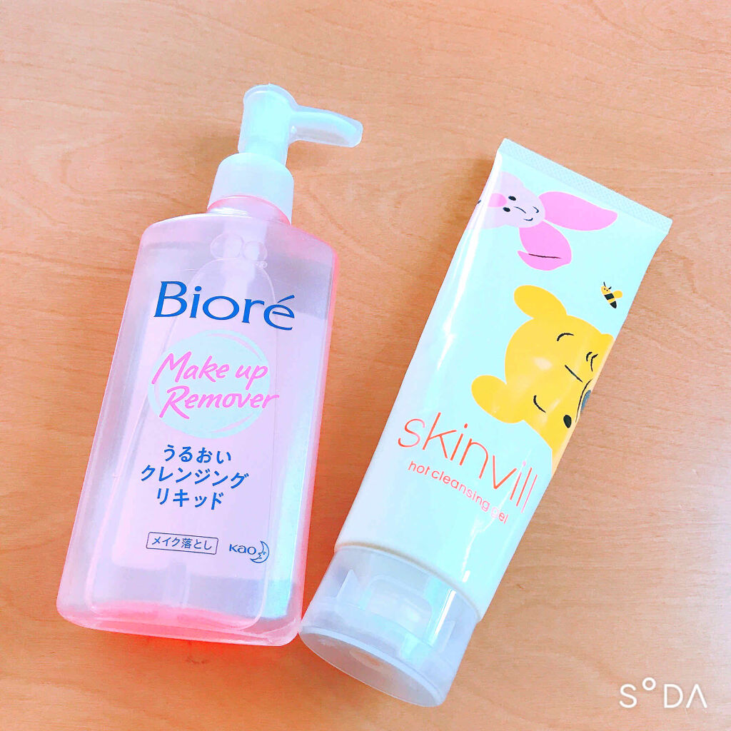 うるおいクレンジングリキッド/ビオレ/クレンジングウォーターを使ったクチコミ（1枚目）