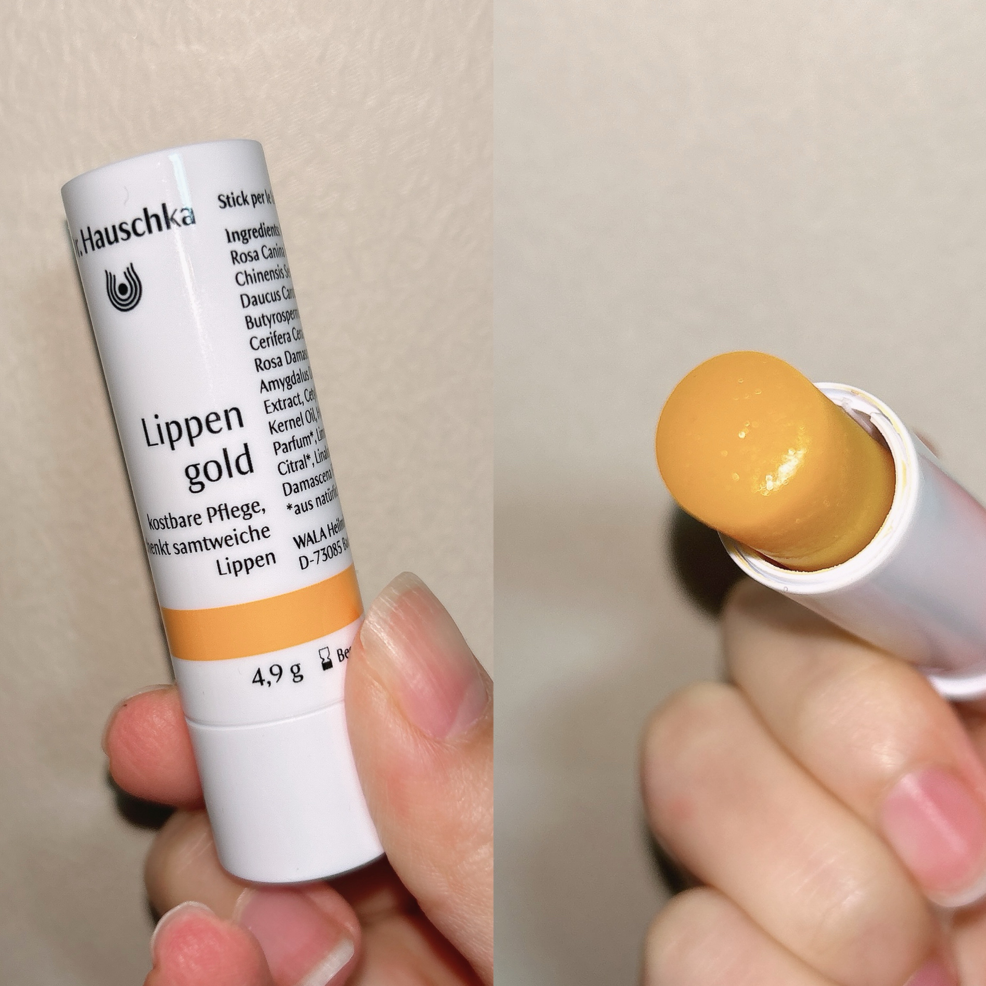 リップケアスティック/ドクターハウシュカ　/リップクリームを使ったクチコミ（2枚目）