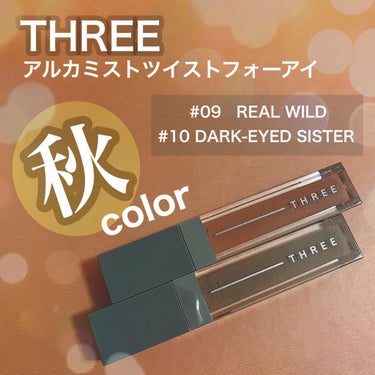 アルカミストツイストフォーアイ 10 DARK-EYED SISTER/THREE/リキッドアイシャドウを使ったクチコミ（1枚目）