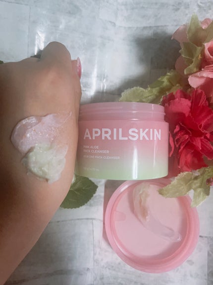 ピンクアロエメレンゲクレンザー/APRILSKIN/その他洗顔料を使ったクチコミ(2枚目)