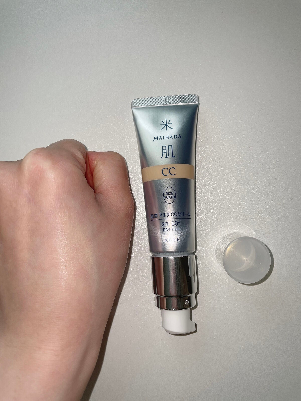 肌潤 マルチCCクリーム/米肌/CCクリームを使ったクチコミ(4枚目)