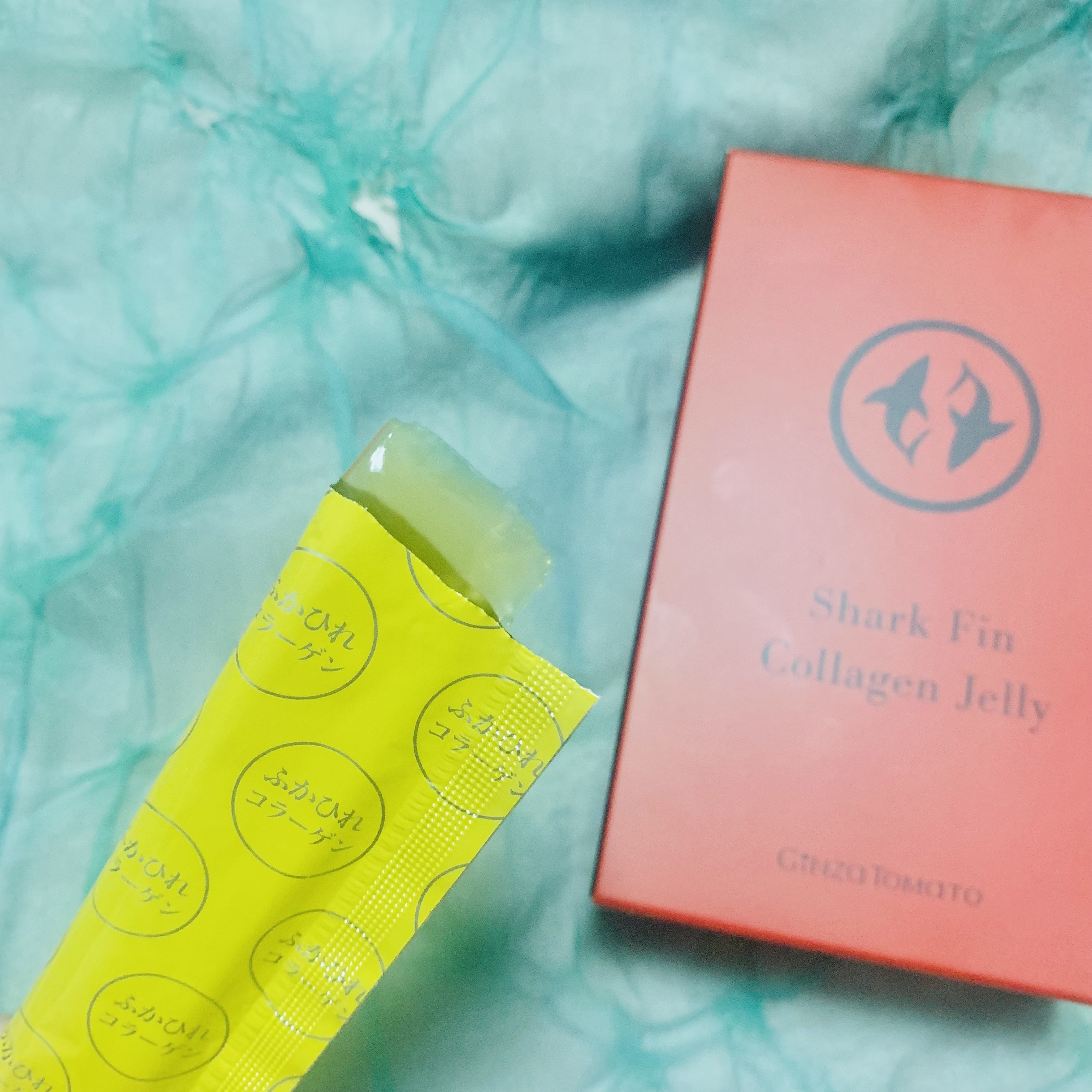 ふかひれコラーゲンゼリー/銀座トマト/食品を使ったクチコミ（3枚目）