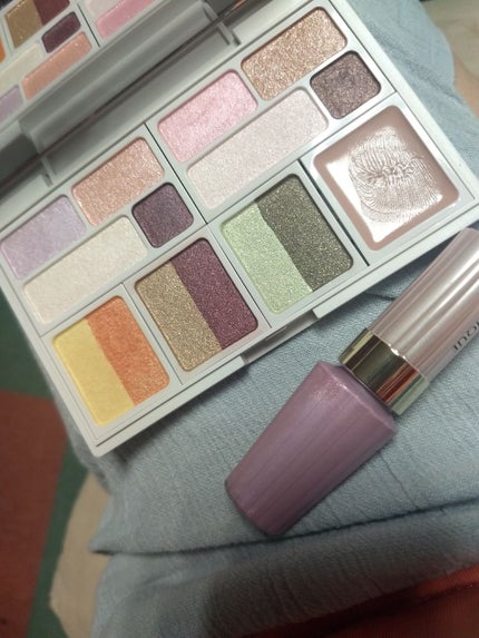 アイカラー4色タイプ ピンクブラウン/無印良品/アイシャドウパレットを使ったクチコミ(1枚目)