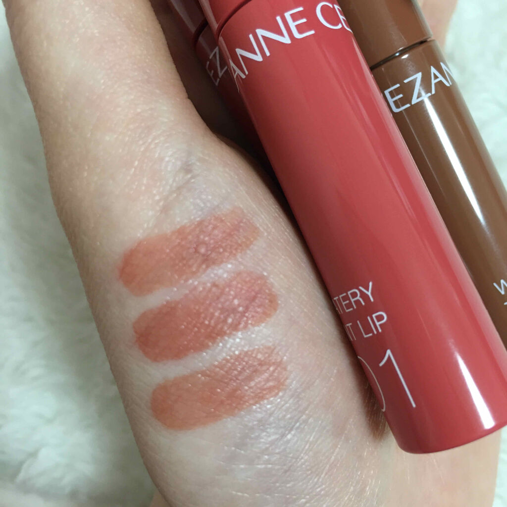 ウォータリーティントリップ/CEZANNE/リップティントを使ったクチコミ（3枚目）