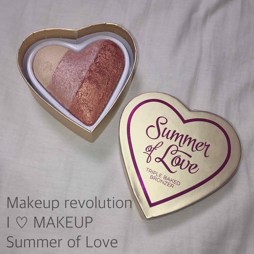 ブラッシング ハート/MAKEUP REVOLUTION/パウダーチークを使ったクチコミ(1枚目)