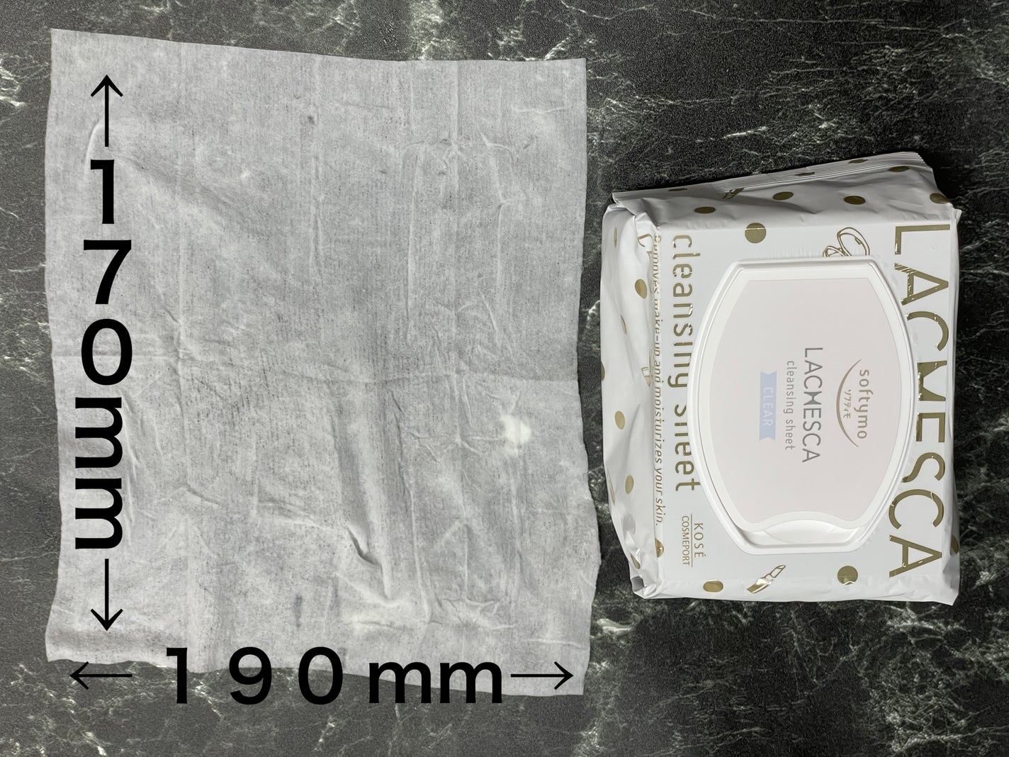 水クレンジングシート(クリア)/ラチェスカ/クレンジングシートを使ったクチコミ(8枚目)