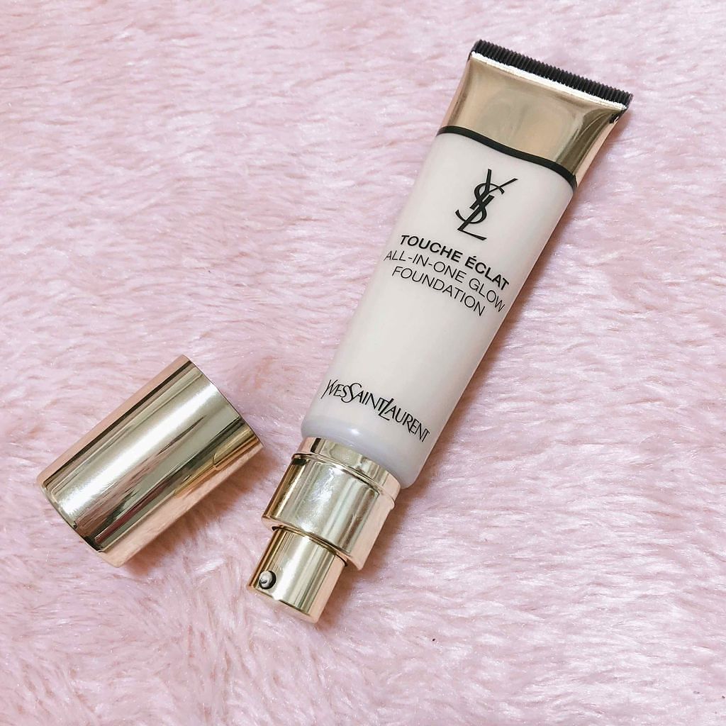 ラディアント タッチ オールインワン グロウ ファンデーション/YVES SAINT LAURENT BEAUTE/クリーム・エマルジョンファンデーションを使ったクチコミ（2枚目）