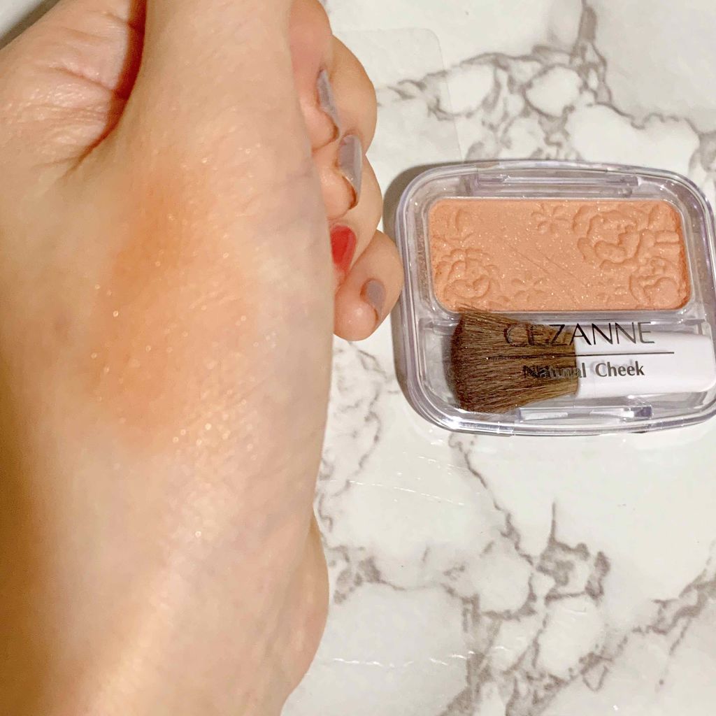 ナチュラル チークN/CEZANNE/パウダーチークを使ったクチコミ(2枚目)