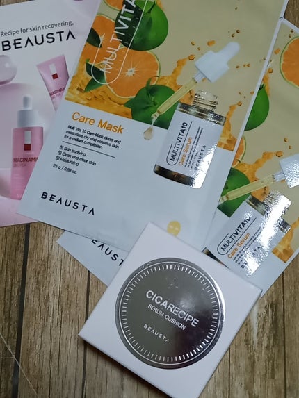 シカレシピセラムクッション/BEAUSTA/クッションファンデーションを使ったクチコミ(1枚目)