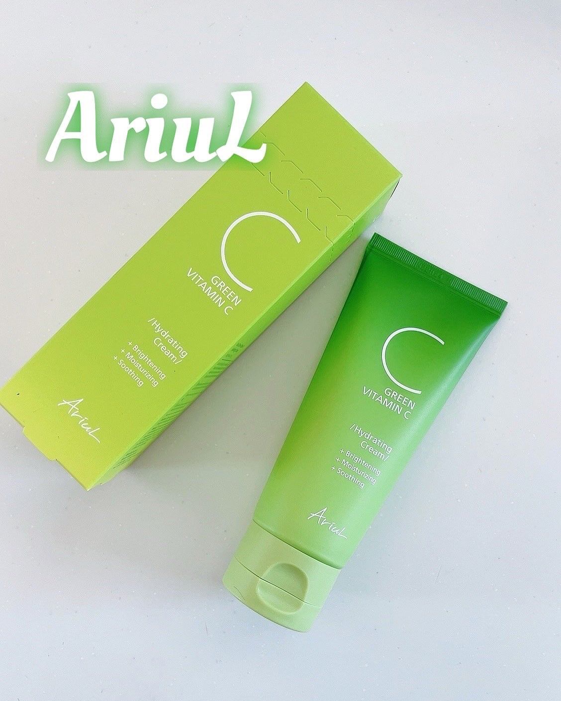 アリウル グリーンビタミンC ハイドレーティングクリーム/Ariul/フェイスクリームを使ったクチコミ(1枚目)