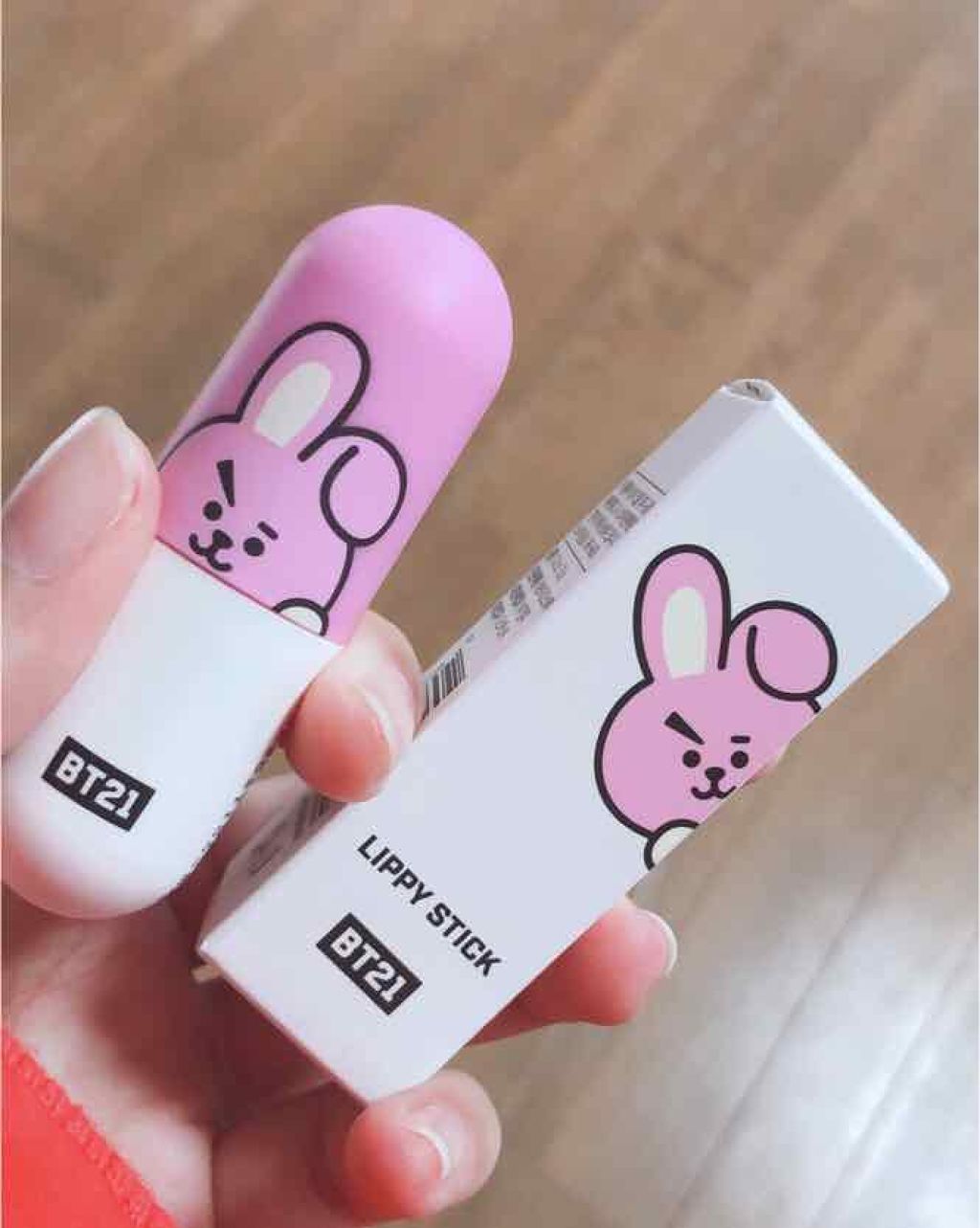 BT21 × VT Cosmetic リッピースティック/VT/口紅を使ったクチコミ（1枚目）