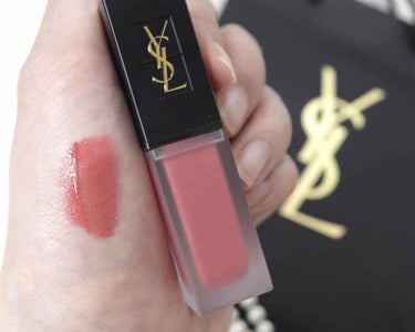 タトワージュ クチュール ベルベットクリーム NO214 ベージュ アライアンス(限定色)/YVES SAINT LAURENT BEAUTE/口紅を使ったクチコミ（3枚目）