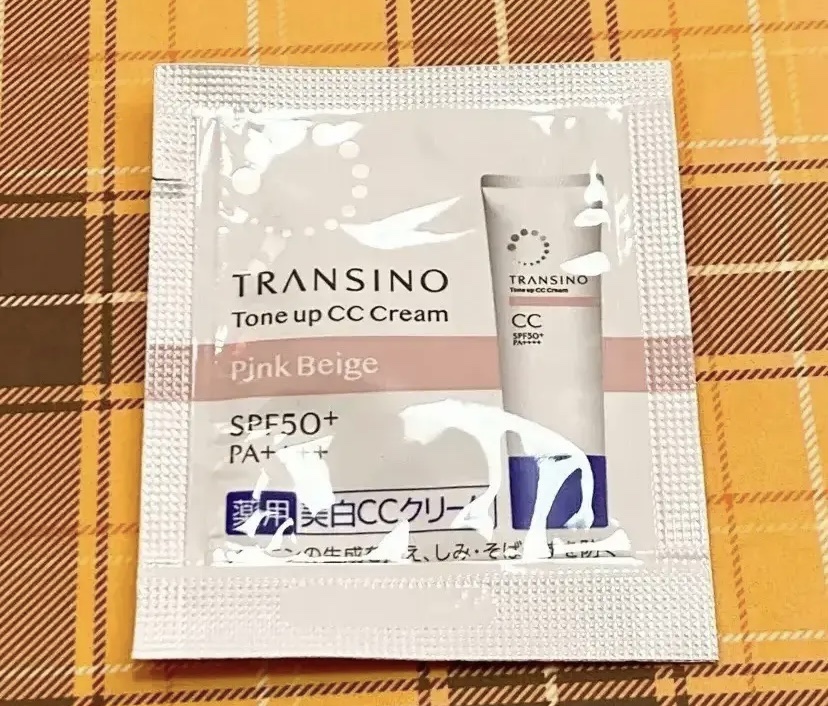 薬用トーンアップCCクリーム ピンクベージュ/トランシーノ/CCクリームを使ったクチコミ（1枚目）