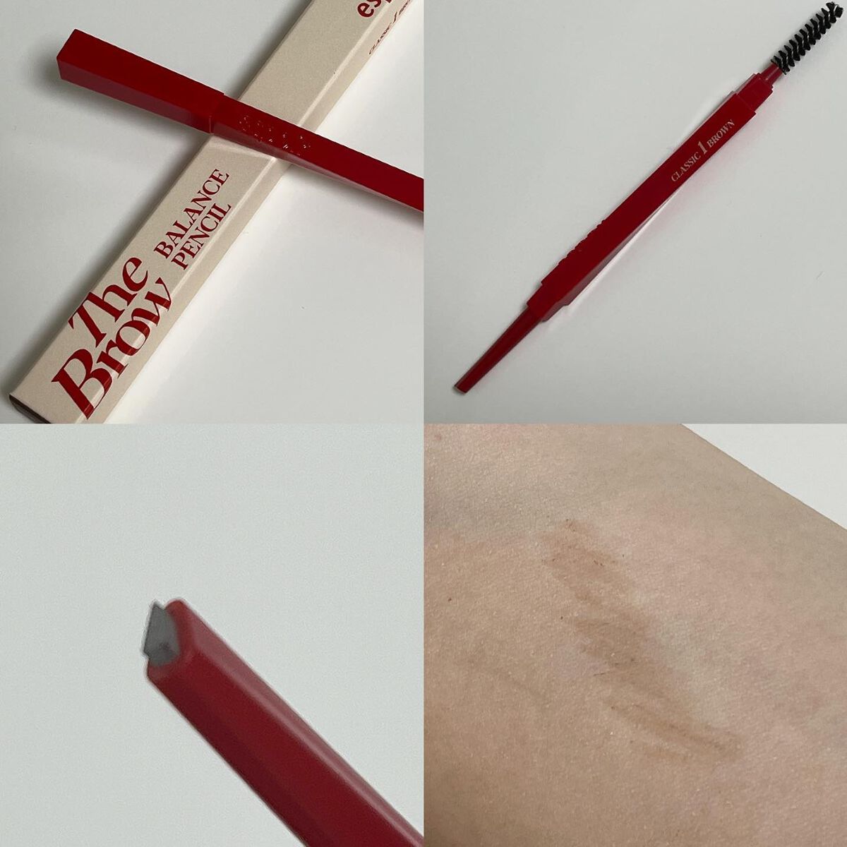 ザブロウバランスペンシル 01 クラシックブラウン/espoir/アイブロウペンシルを使ったクチコミ（3枚目）