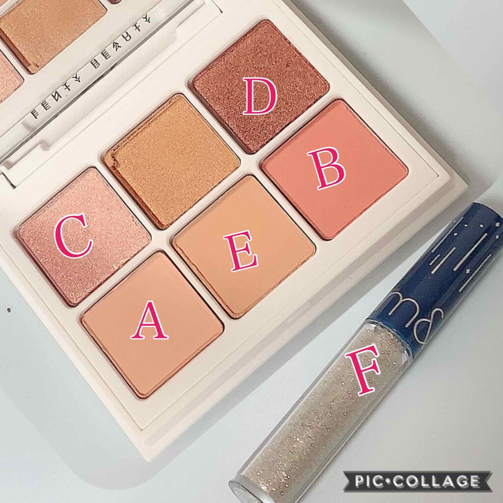 リキッド グリッター シャドウ/rom&nd/グリッターを使ったクチコミ(3枚目)