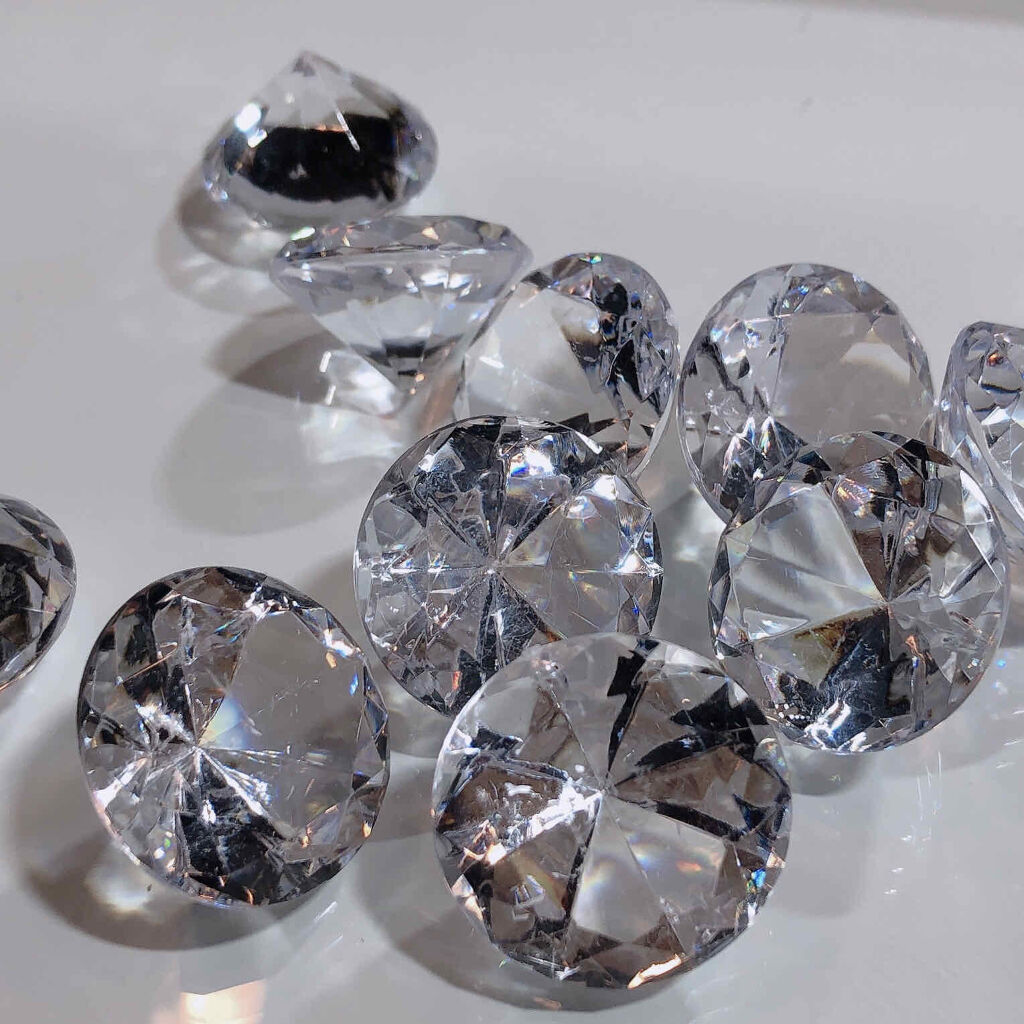 インテリアストーン ダイヤ型 10粒/DAISO/その他を使ったクチコミ（3枚目）