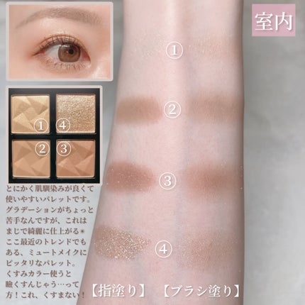 アイスカルプト/shu uemura/アイシャドウパレットを使ったクチコミ(4枚目)