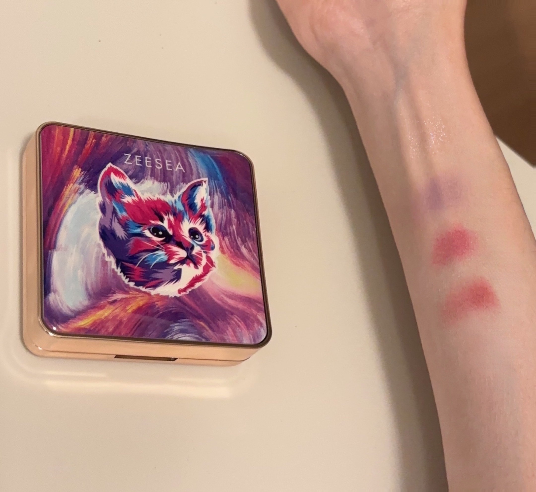 アニマルアイシャドウ(4シェード)/ZEESEA/アイシャドウパレットを使ったクチコミ（2枚目）