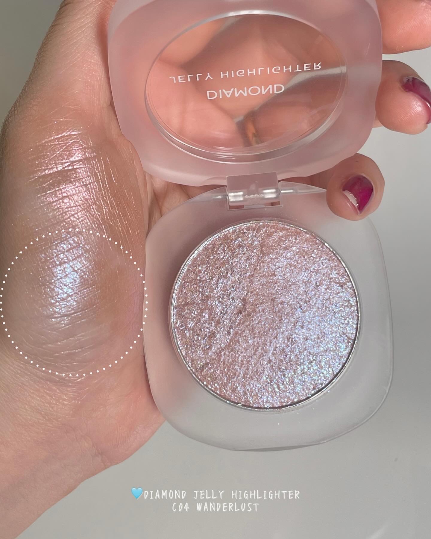 know you letten ダイヤモンド ハイライトパウダー/ELLESY/パウダーハイライトを使ったクチコミ（3枚目）