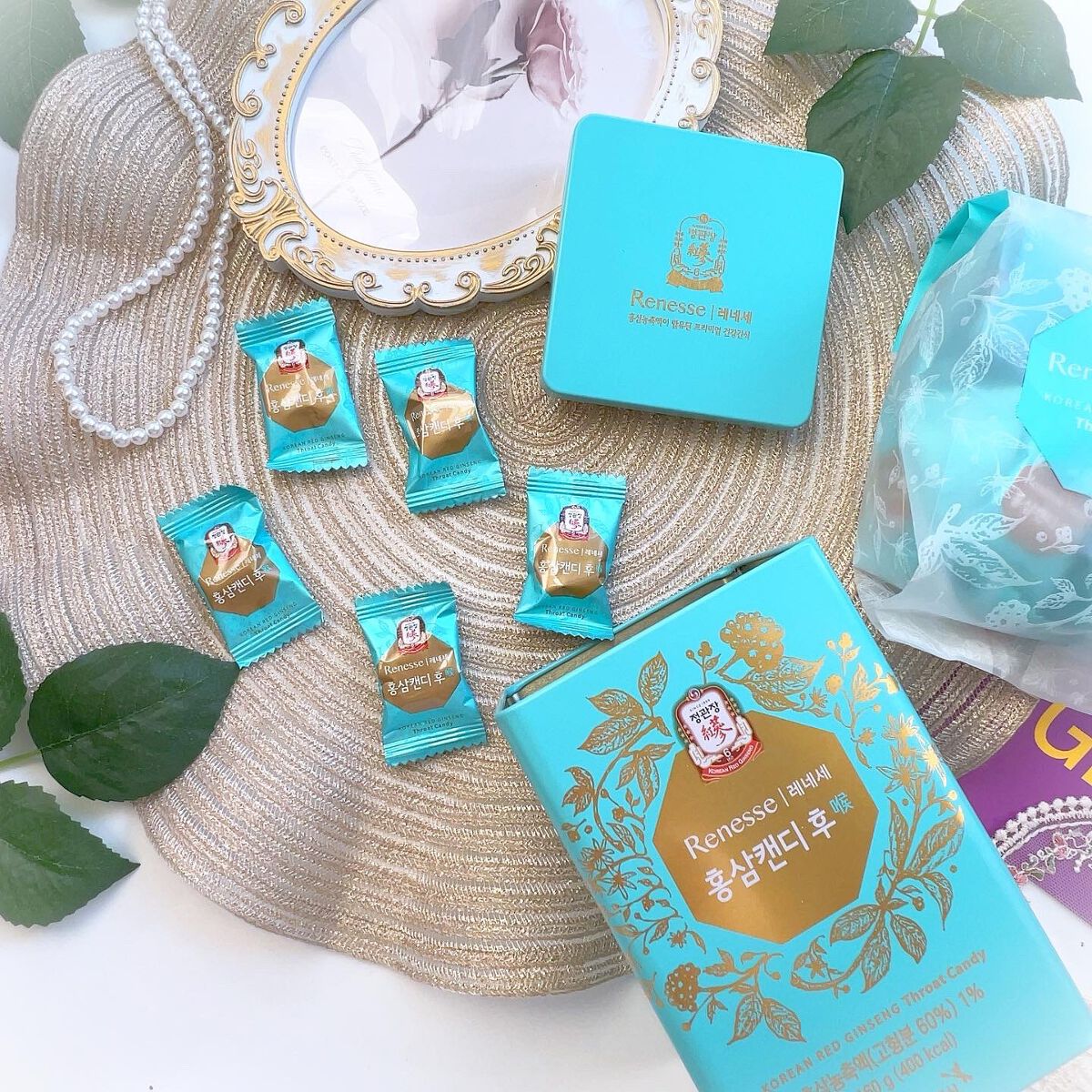 レネッセ紅参キャンディ(喉) / 正官庄