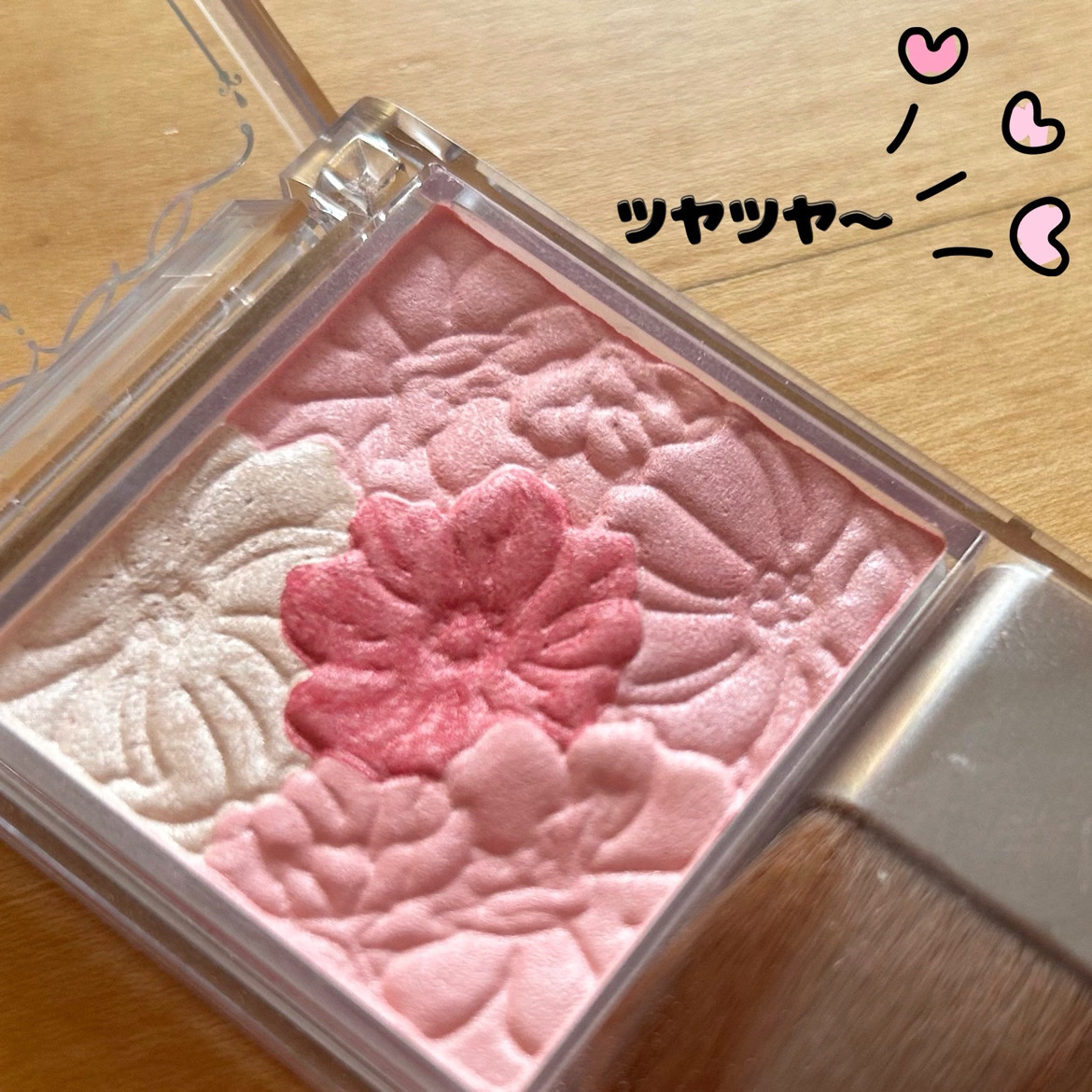 グロウフルールチークス/キャンメイク/パウダーチークを使ったクチコミ（3枚目）