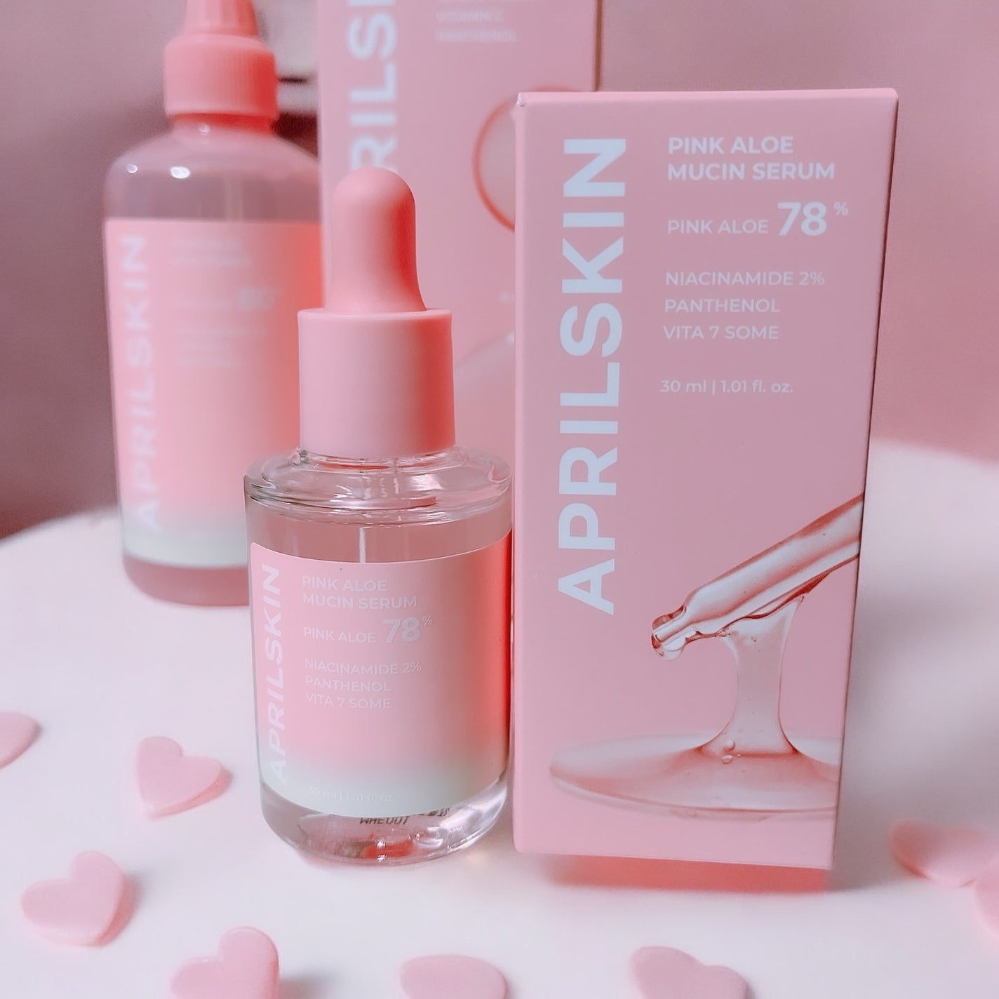 ピンクアロエムチンセラム/APRILSKIN/美容液を使ったクチコミ(1枚目)