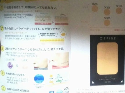 Mona on LIPS 「セフィーヌシルキーウェットパウダーOC100<ファンデーション..」(3枚目)