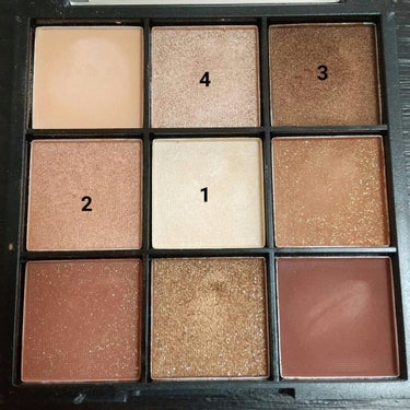 UR GLAM　BLOOMING EYE COLOR PALETTE/U R GLAM/アイシャドウパレットを使ったクチコミ（2枚目）