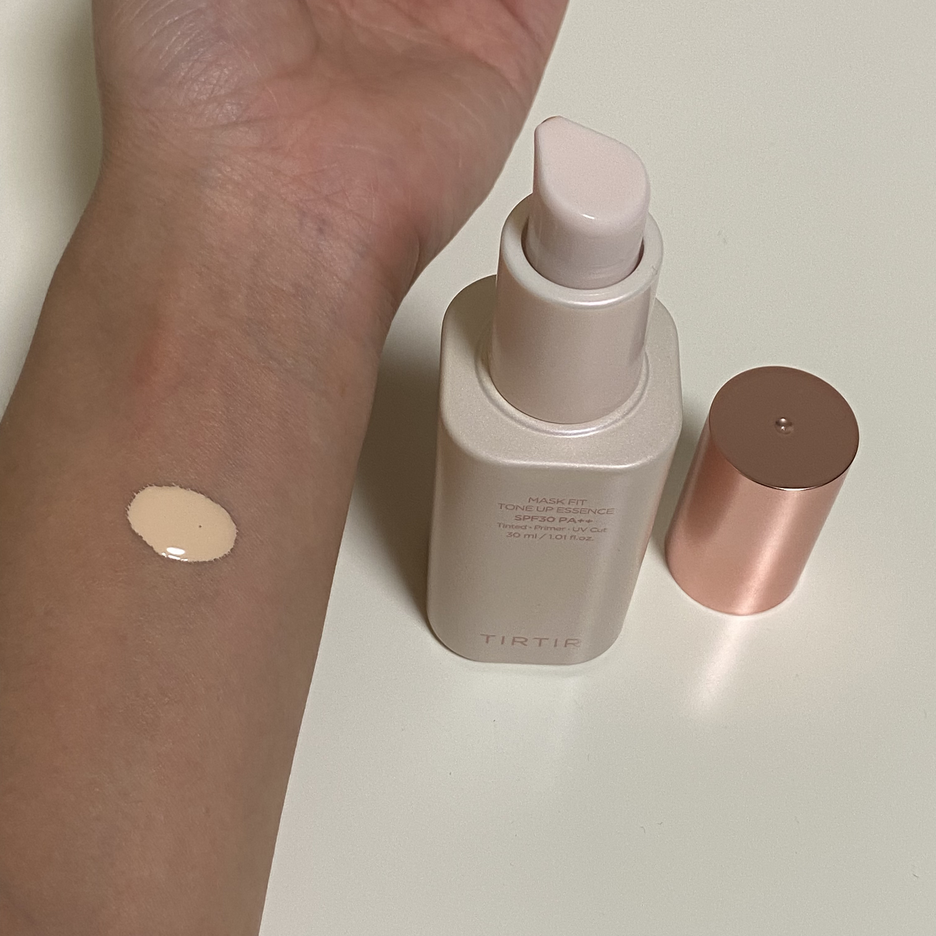 マスクフィットトーンアップエッセンス/TIRTIR(ティルティル)/化粧下地を使ったクチコミ（2枚目）