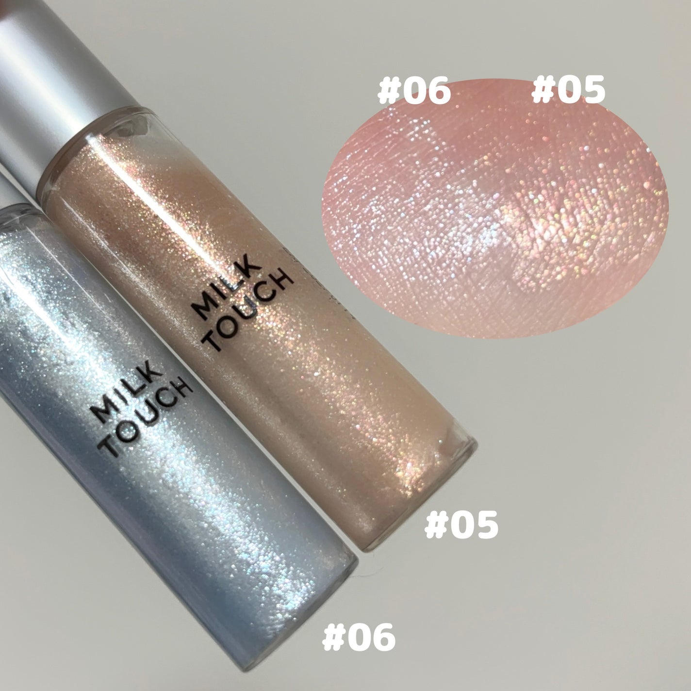 フェアリージュエルアイグリッター/Milk Touch/グリッターを使ったクチコミ(2枚目)