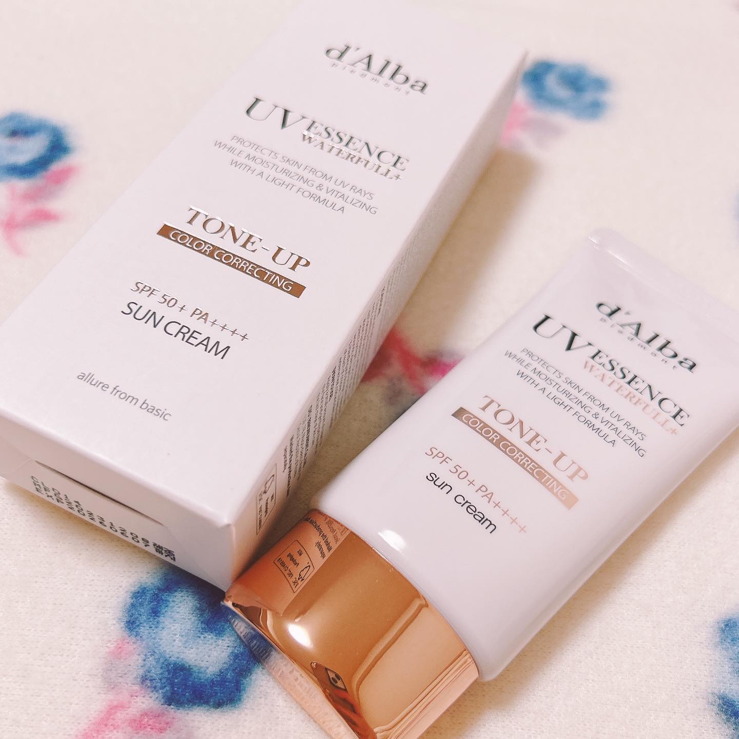 ウォータフルトーンアップサンクリーム/ダルバ/日焼け止めクリームを使ったクチコミ（2枚目）