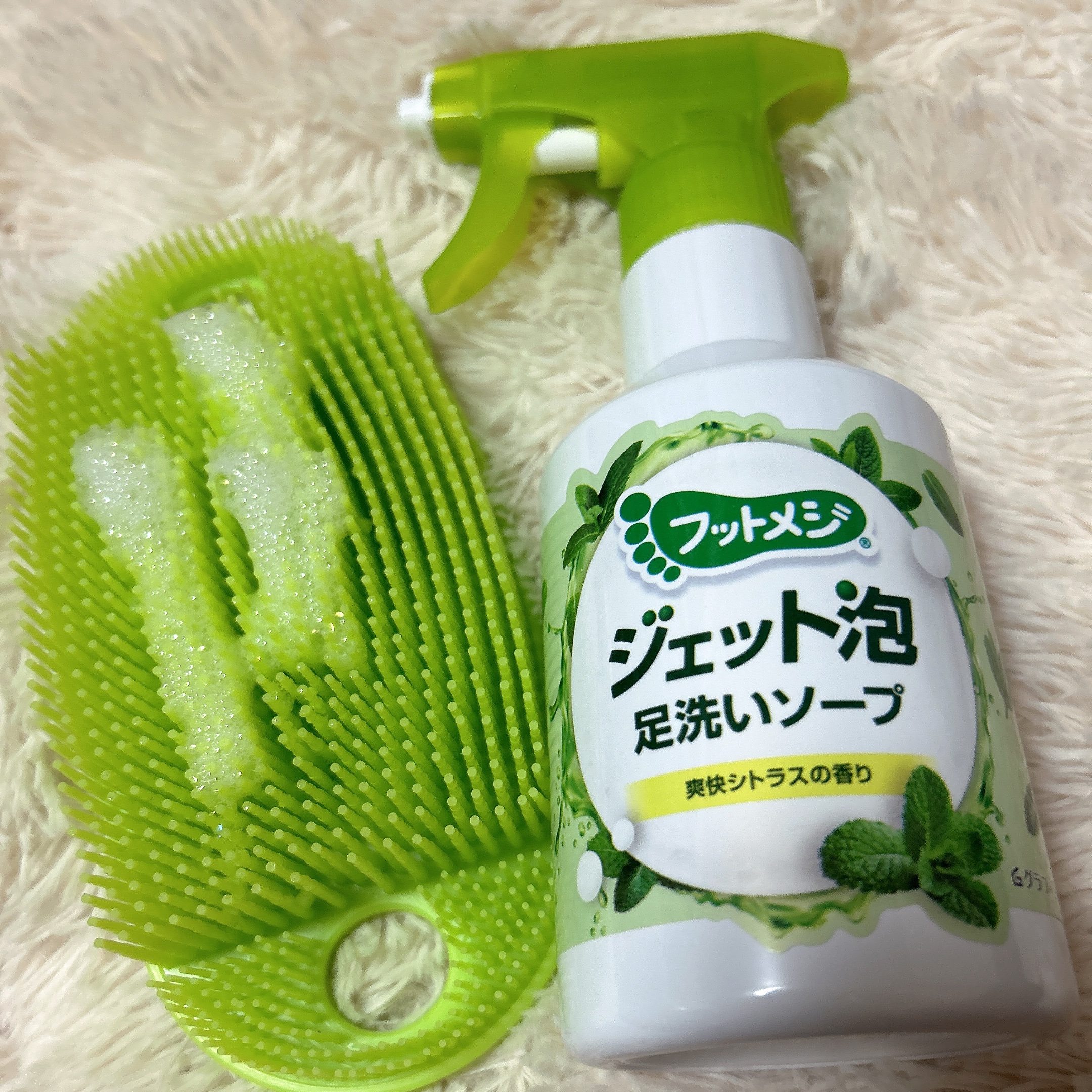 フットメジ ジェット泡 足洗いソープ/フットメジ/レッグ・フットケアを使ったクチコミ（1枚目）