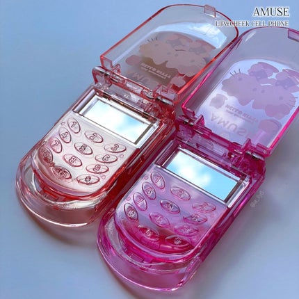 リップ&チークセルフォン/AMUSE/口紅を使ったクチコミ(4枚目)