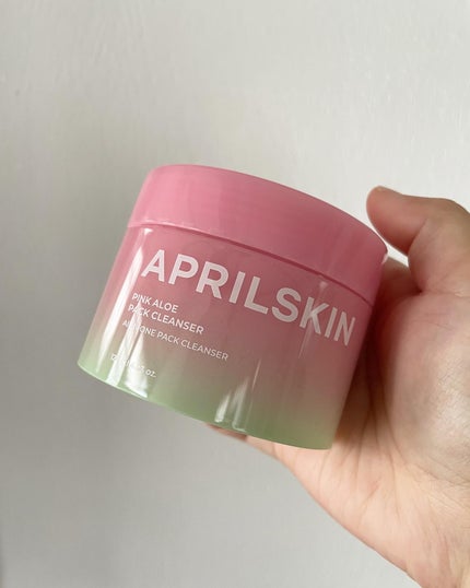 ピンクアロエメレンゲクレンザー/APRILSKIN/その他洗顔料を使ったクチコミ(2枚目)