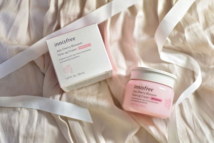 チェジュ チェリーブロッサム トーンアップクリーム/innisfree/化粧下地を使ったクチコミ(1枚目)