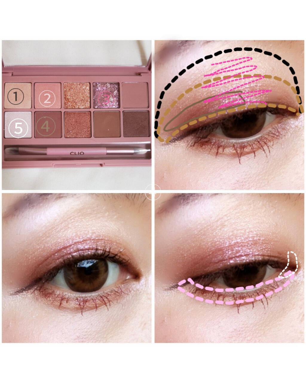 プロ アイ パレット/CLIO/アイシャドウパレットを使ったクチコミ(2枚目)