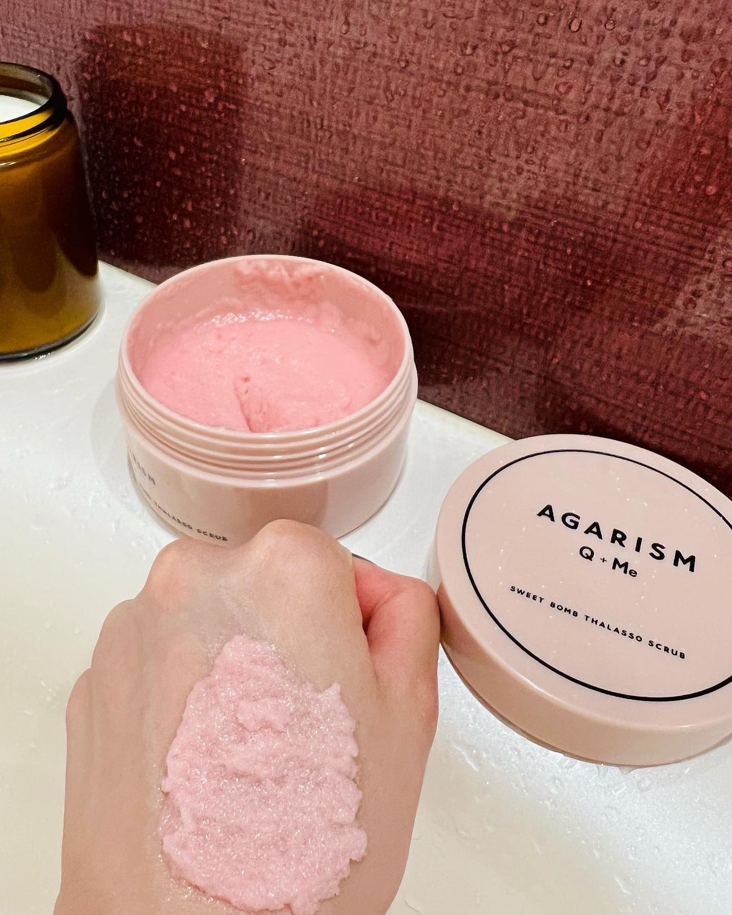 Q+Me スウィート ボム タラソ スクラブ/AGARISM/バストケア・ヒップケアを使ったクチコミ(3枚目)