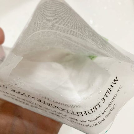 ホワイトトリュフダブルマスクパック(鎮静/保湿) /ダルバ/シートマスク・パックを使ったクチコミ(3枚目)