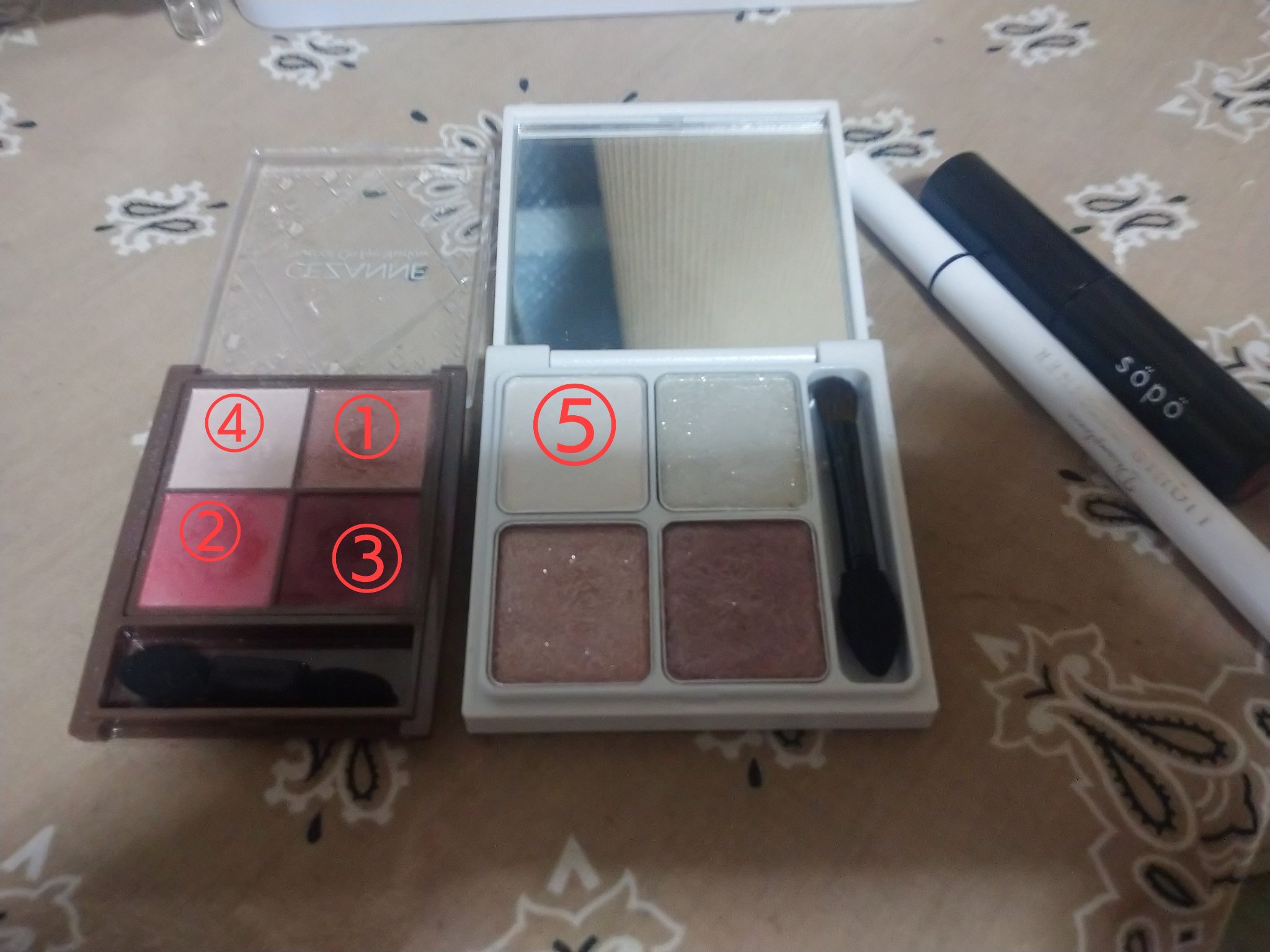 カラーマスカラ/sopo/マスカラを使ったクチコミ（1枚目）