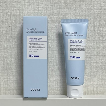 ウルトラライト透明UVクリーム/COSRX/日焼け止めクリームを使ったクチコミ(1枚目)